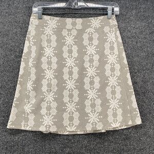 Ripskirt Skirt Womens XS Bali Gray Floral Hawaiian Adjustable Wrap Beach Resort